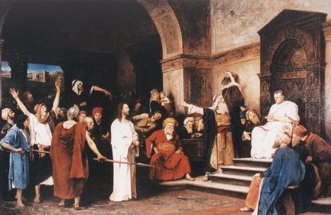 Mihály Mukácsy – „Christus vor Pilatus“, 1881